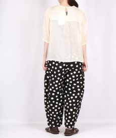 画像19: Gauze＃GATHER SLEEVE MODERNIST BLOUSE 3色 (19)