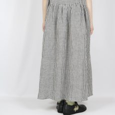 画像19: SOIL 60s LINEN CHECK OPEN COLLAR SHIRT DRESS 2サイズ (19)