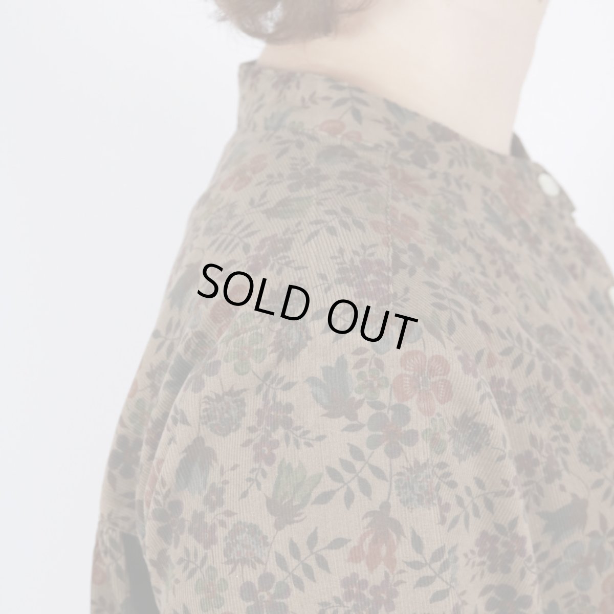 画像6: sosotto LIBERTYコーデュロイヨーク切替ギャザーOP 2色 (6)