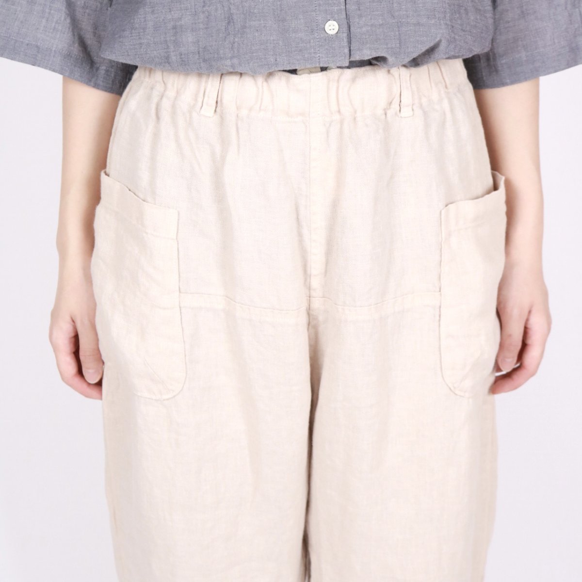 画像5: tumugu:　ソリトリネン イージーパンツ　3色 (5)
