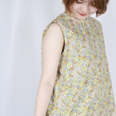 画像19: DIARIES FLOWER BACK GATHER SLEEVELESS 3色 (19)
