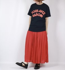 画像6: Vent d'ouest  コットンロゴTシャツ『Vous aves raison!』2色 (6)