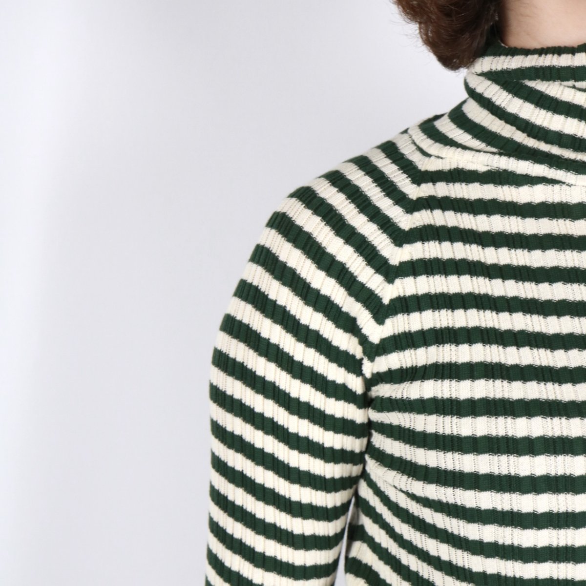 画像26: NARU  ランダムリブボーダータートルネック 6色 (26)