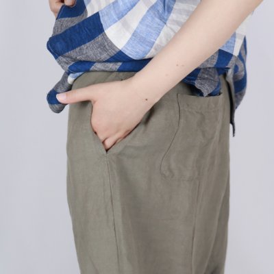 画像3: Gauze# リネンビスコースチャーリーパンツ　4色