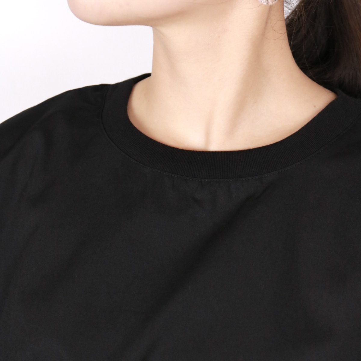 画像30:  NARU エッセンシャルブロード バルーンスリーブシャツ　3色 (30)