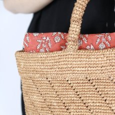 画像46: maison de soil　RAFFIA M BAG (COMBI)　10色 (46)