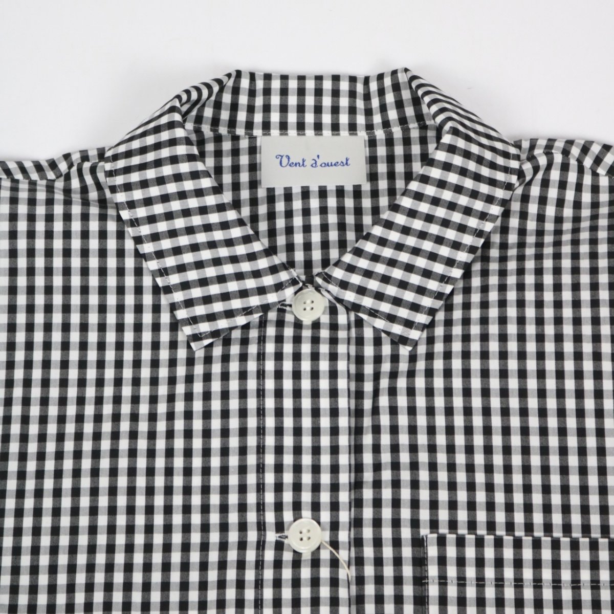 画像23: Vent d’ouest ギンガムチェッククールマックスシャツ 2色 (23)
