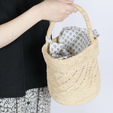 画像9: maison de soil　RAFFIA ONE HANDLE BARREL BAG　10色 (9)