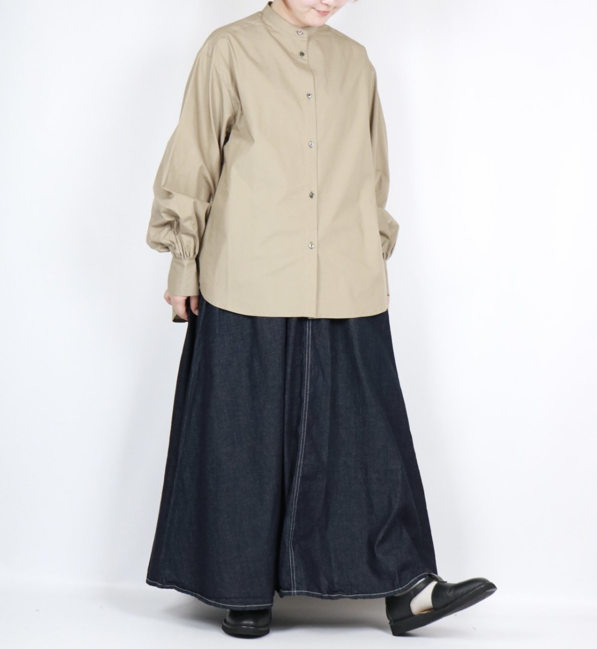 画像4: NARU ８ozムラデニムノッポスカート　4色 (4)