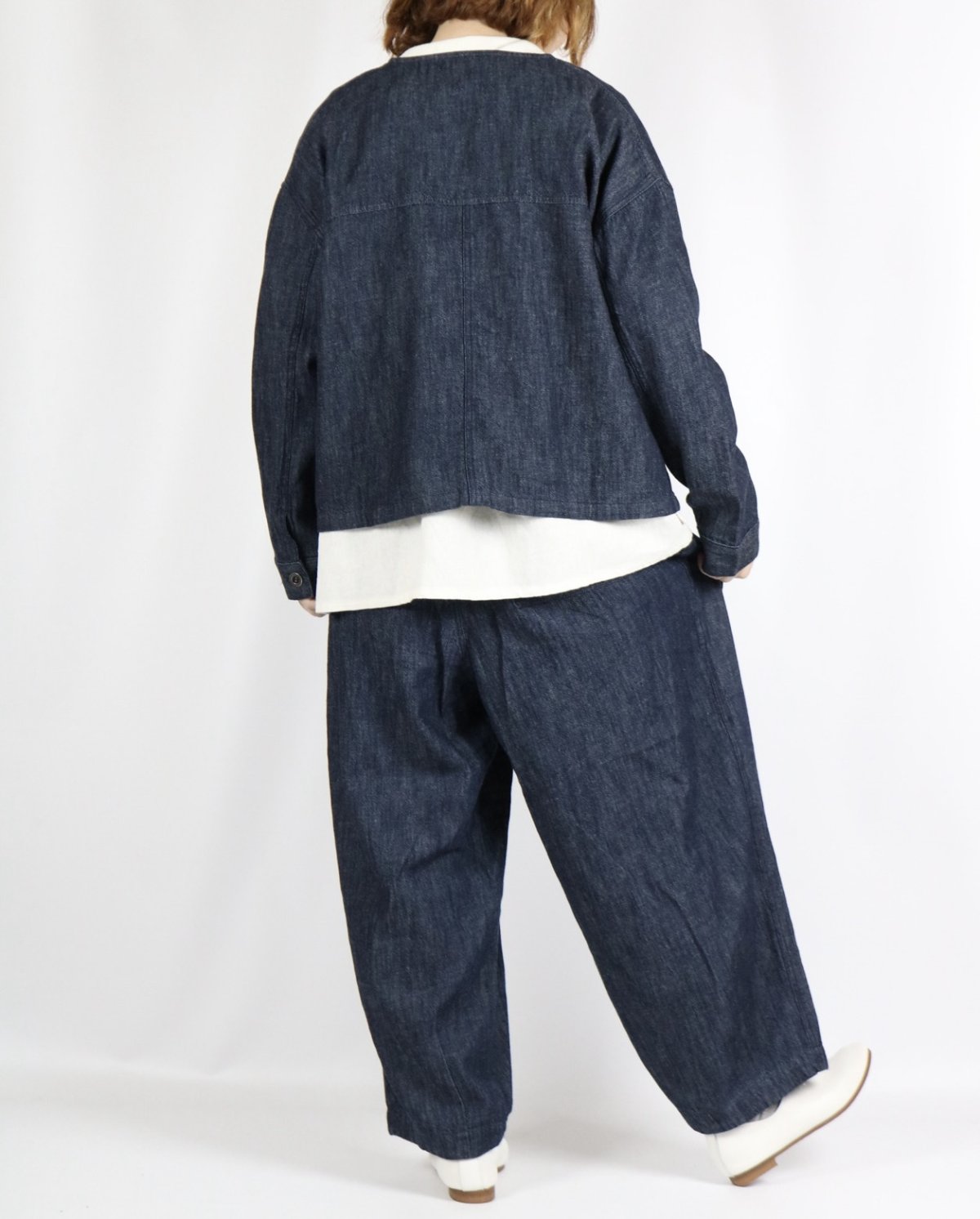 画像8: nachukara 綿麻デニム・ツイル コクーンパンツ 3色 (8)
