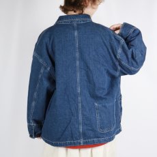 画像4: tumugu: 10ozデニム カバーオール　2色 (4)