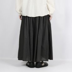 画像12: maison de soil     60s ORGANIC CAMBRIC PLAIN PINTUCK FLARED SKIRT 　2色　２サイズ (12)