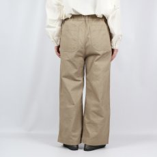 画像4: NARU   カツラギニューセリサイト ベイカーパンツ ベージュ (4)