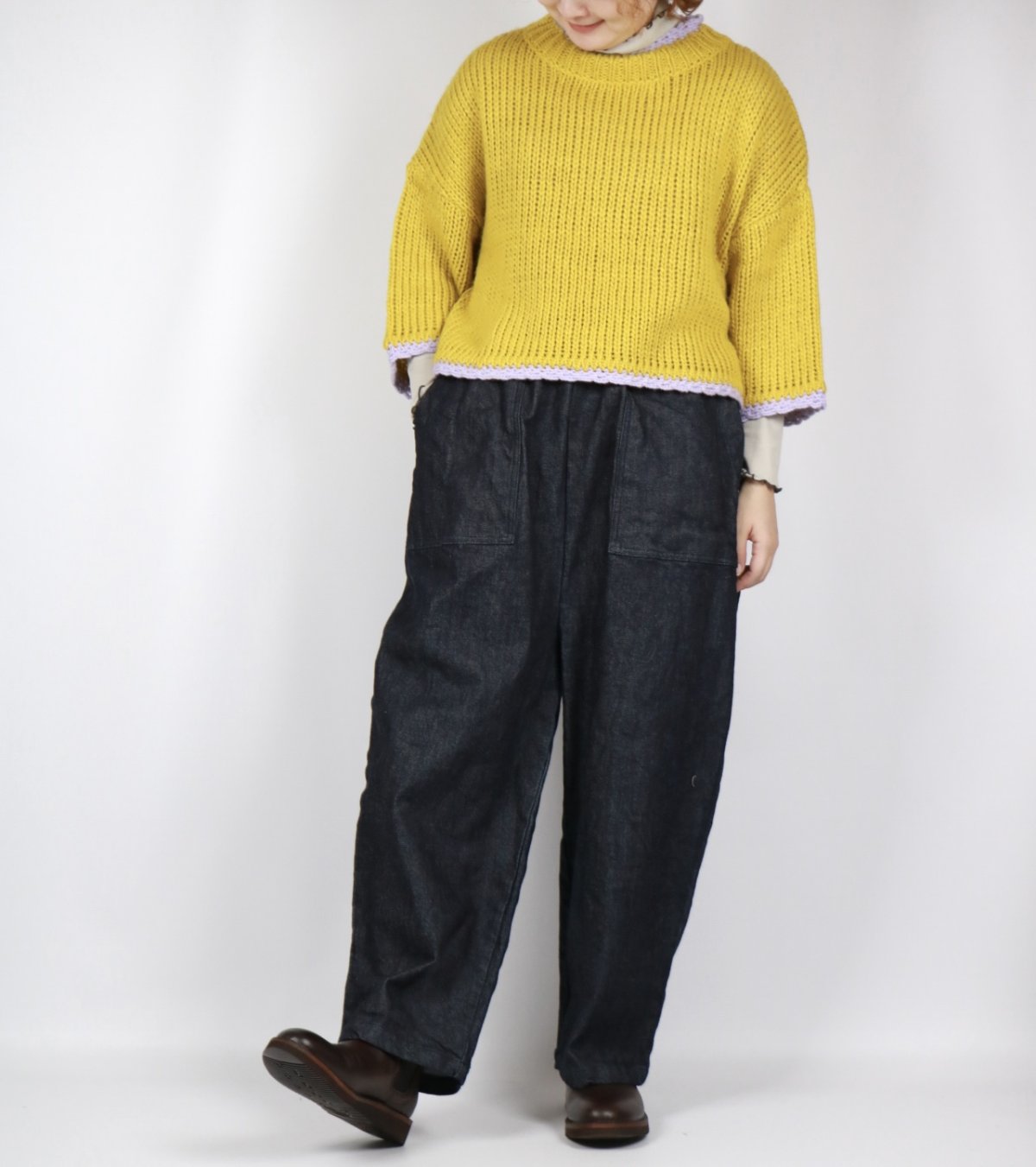 画像6: ROBE de PEAU JOU JOUボトルネックニット　3色 (6)