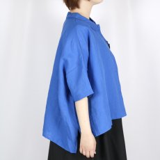 画像7: blue willow リネンボタンシャツ　2色 (7)
