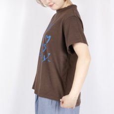 画像3: tumugu:ラフィ天竺 プリントTシャツ(アルファベット) 4色 (3)