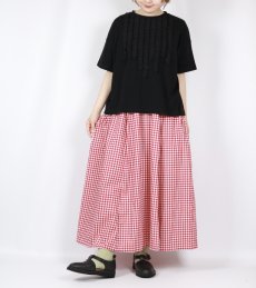 画像14: nachukara ナチュラル天竺フリルTシャツ 2色 (14)