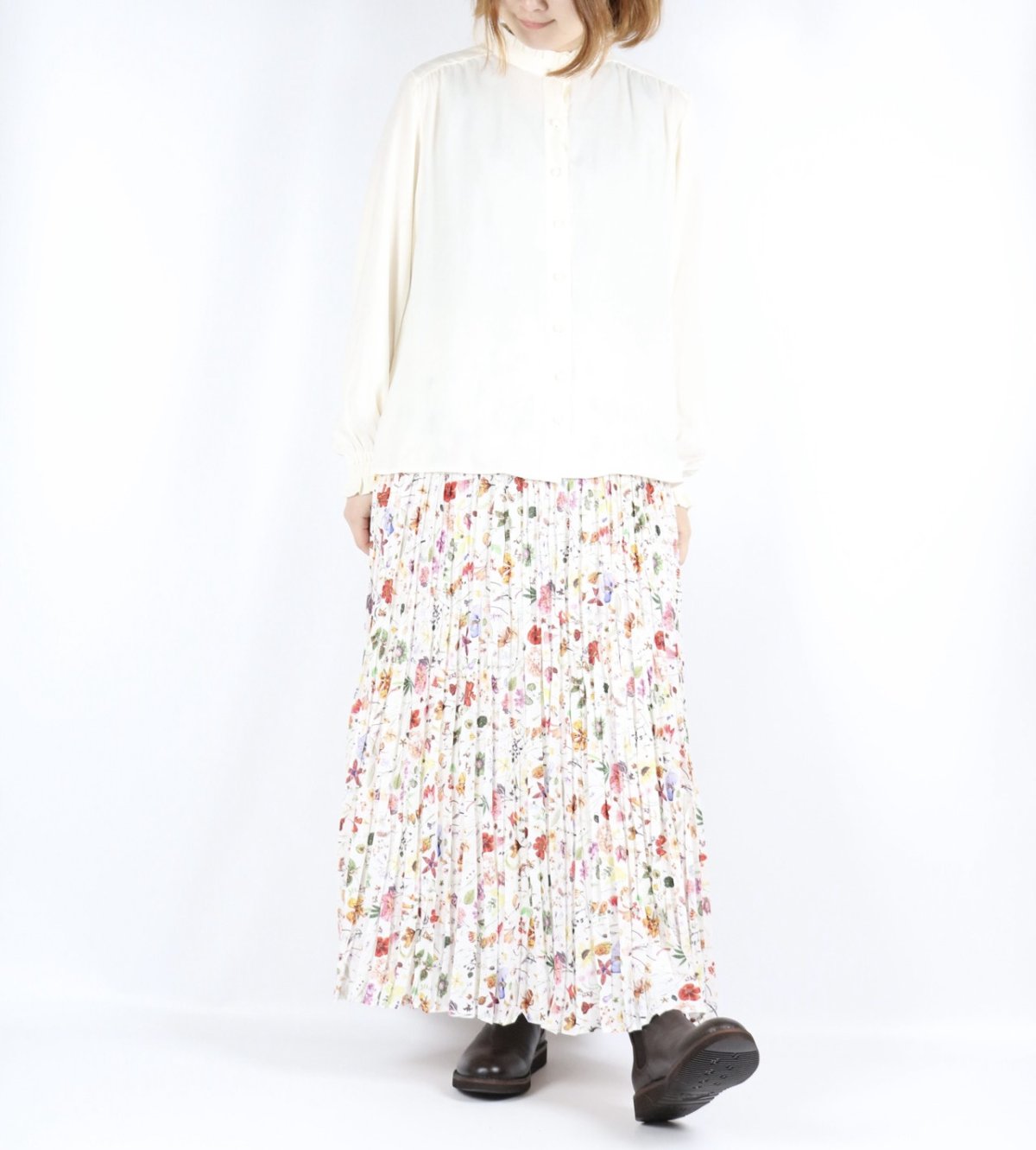 画像3: Michel Beaudouin LIBERTYタナローン✖️MAX PLEATSスカート　3色 (3)