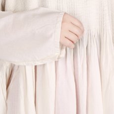 画像13: maison de soil 80s ORGANIC COTTON SMALL CHECK&VOILE PLAIN(OVER DYE) MINI PINTUCK PULLOVER 2色 (13)