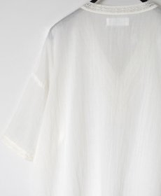 画像15: SOIL   VOILE LACE V-NECK LACE S/SL PULLOVER (15)