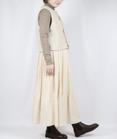 画像6: NARU   もこもこプードルパイル ショートベスト  3色 (6)