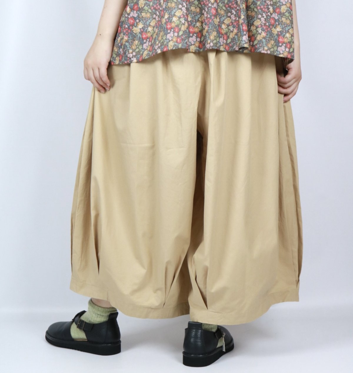 画像26: nachukara  ライトツイル ラウンド キュロット  4色 (26)