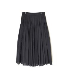 画像33: maison de soil     60s ORGANIC CAMBRIC PLAIN PINTUCK FLARED SKIRT 　2色　２サイズ (33)