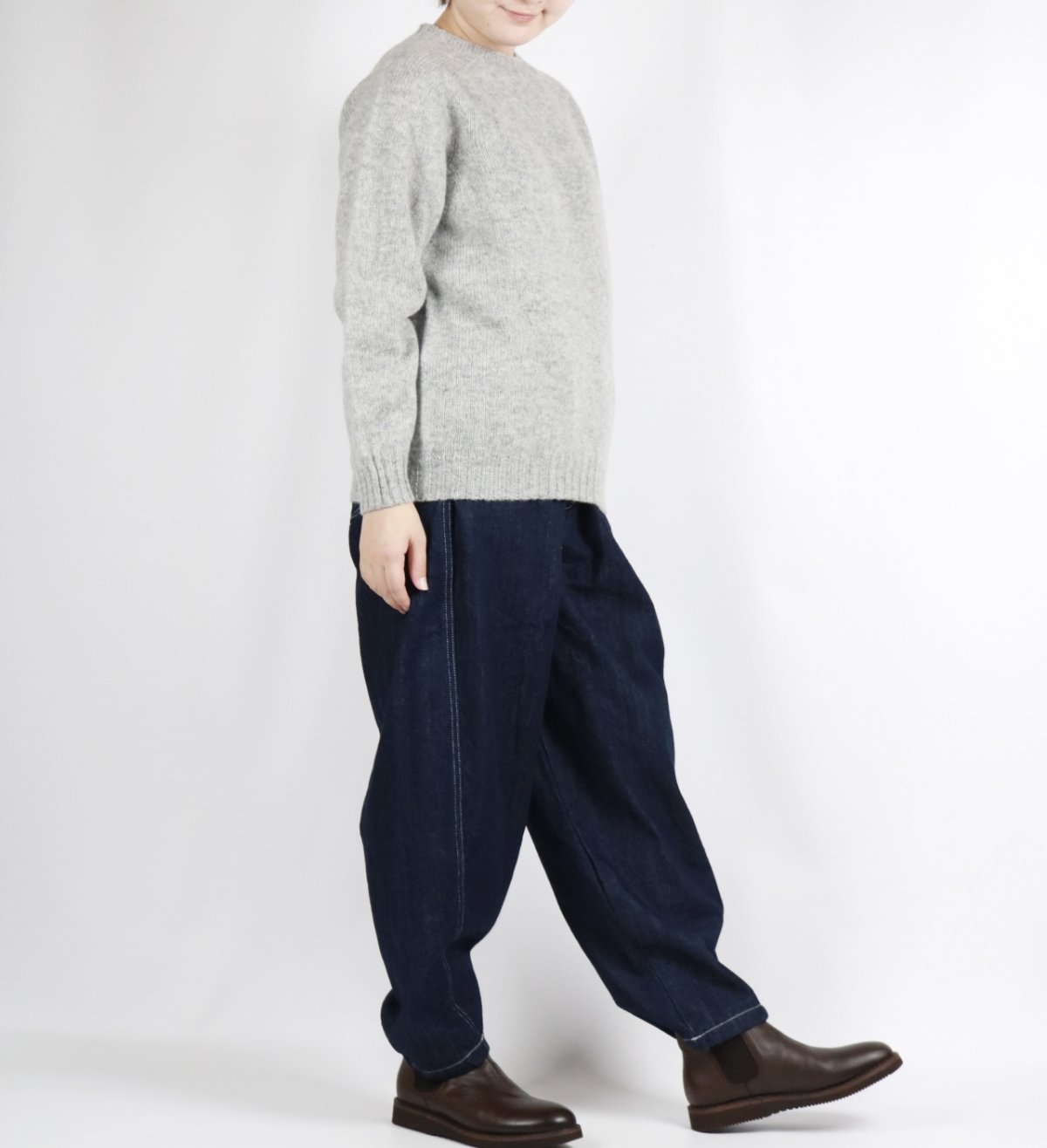画像5: NARU 12ozムラデニムラウンドパンツ　 (5)