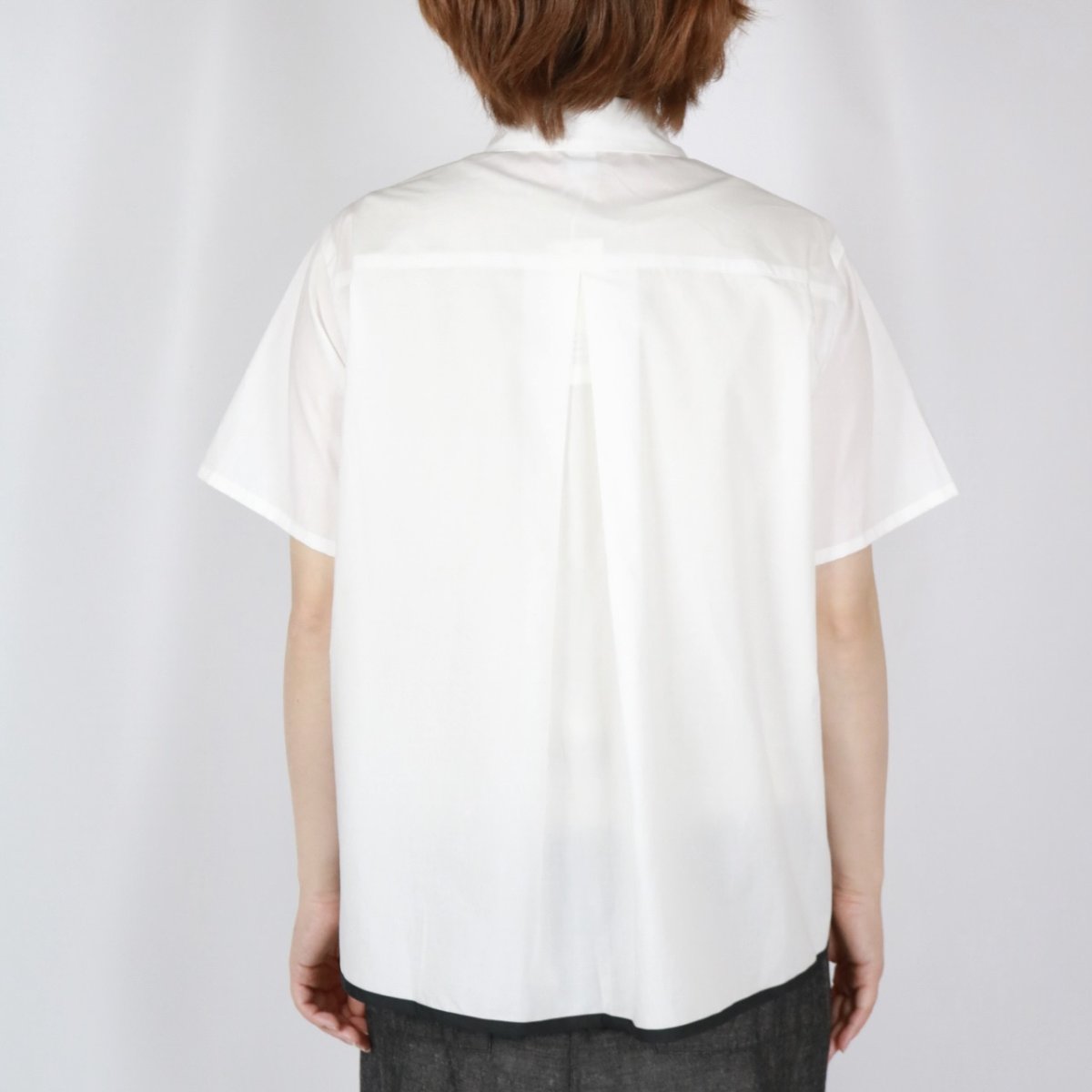 画像16: DIARIES　バイカラーヘムラインシャツ　2色 (16)