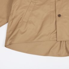 画像33: NARU 40/2コットンギャバ ショートトレンチコート　2色 (33)