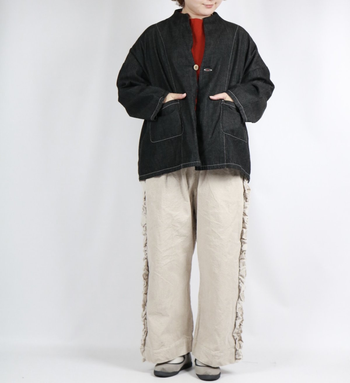 画像25: NARU ８ozムラデニムノッチジャケット　3色 (25)