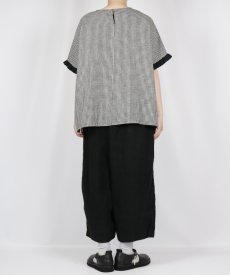 画像9: blue willow コットンリネン袖フリルブラウス  (9)