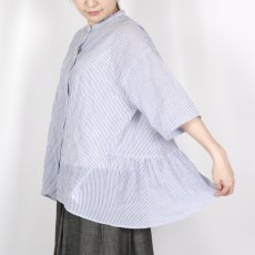画像5: nachukara　コットンシャーリング バッグギャザーシャツ　3色 (5)