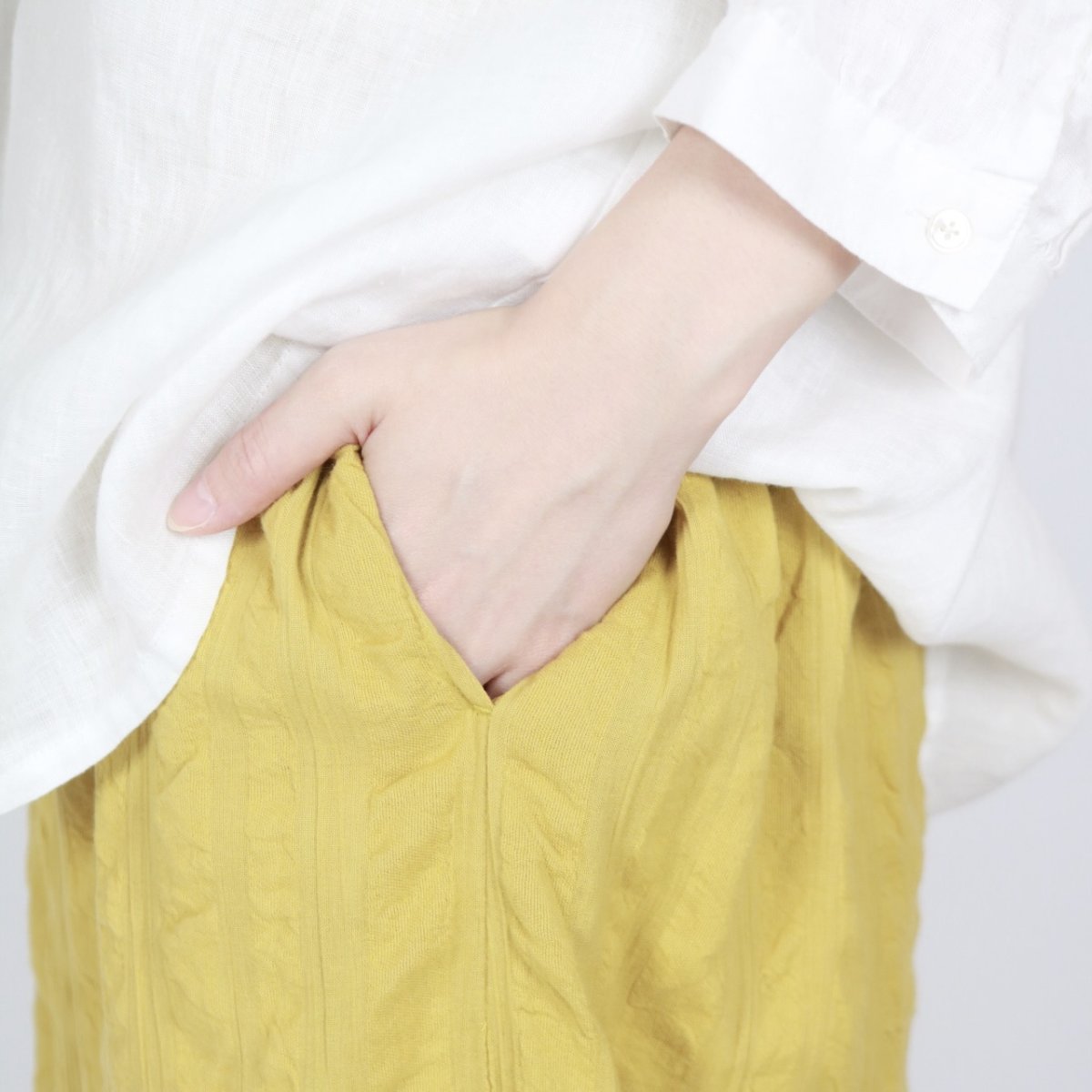 画像9: tumugu;  シアサッカーストライプパンツ 3色 (9)