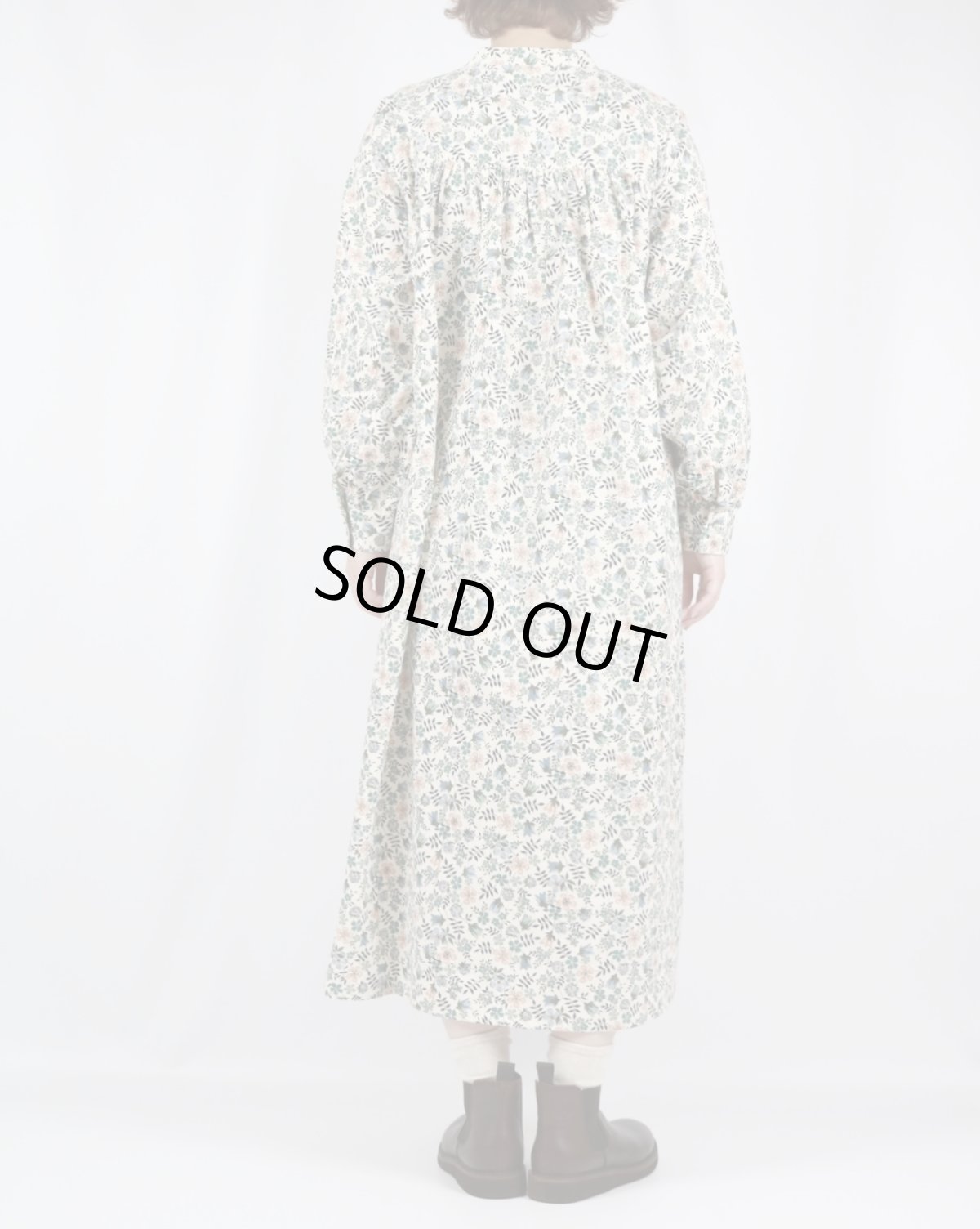 画像16: sosotto LIBERTYコーデュロイヨーク切替ギャザーOP 2色 (16)