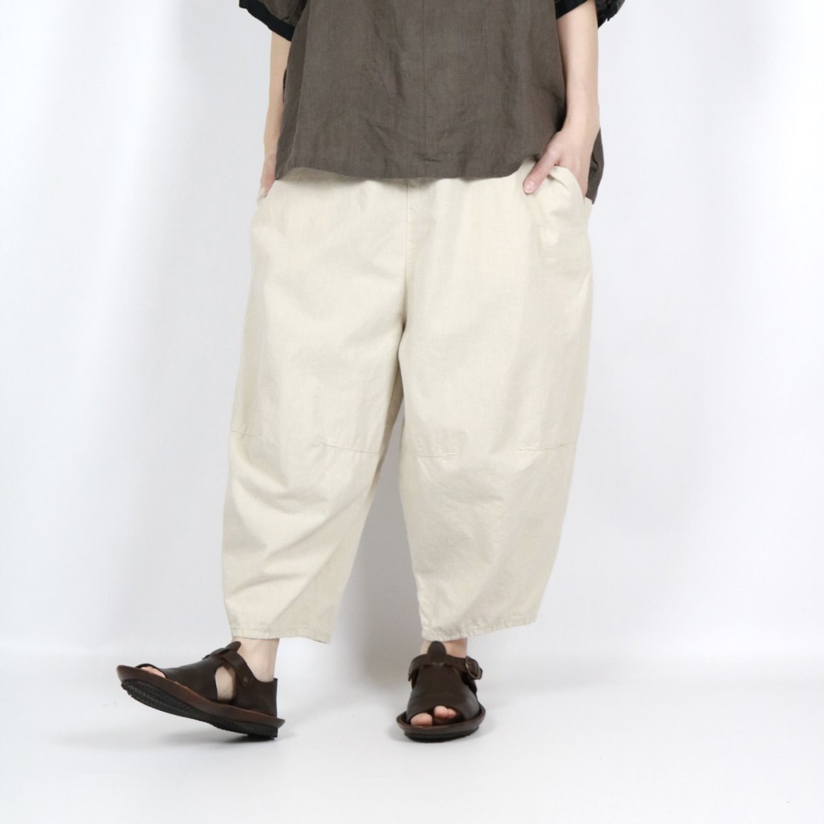 画像1: tumugu: 6.3oz デニムダンガリーティンカーパンツ 3色 (1)