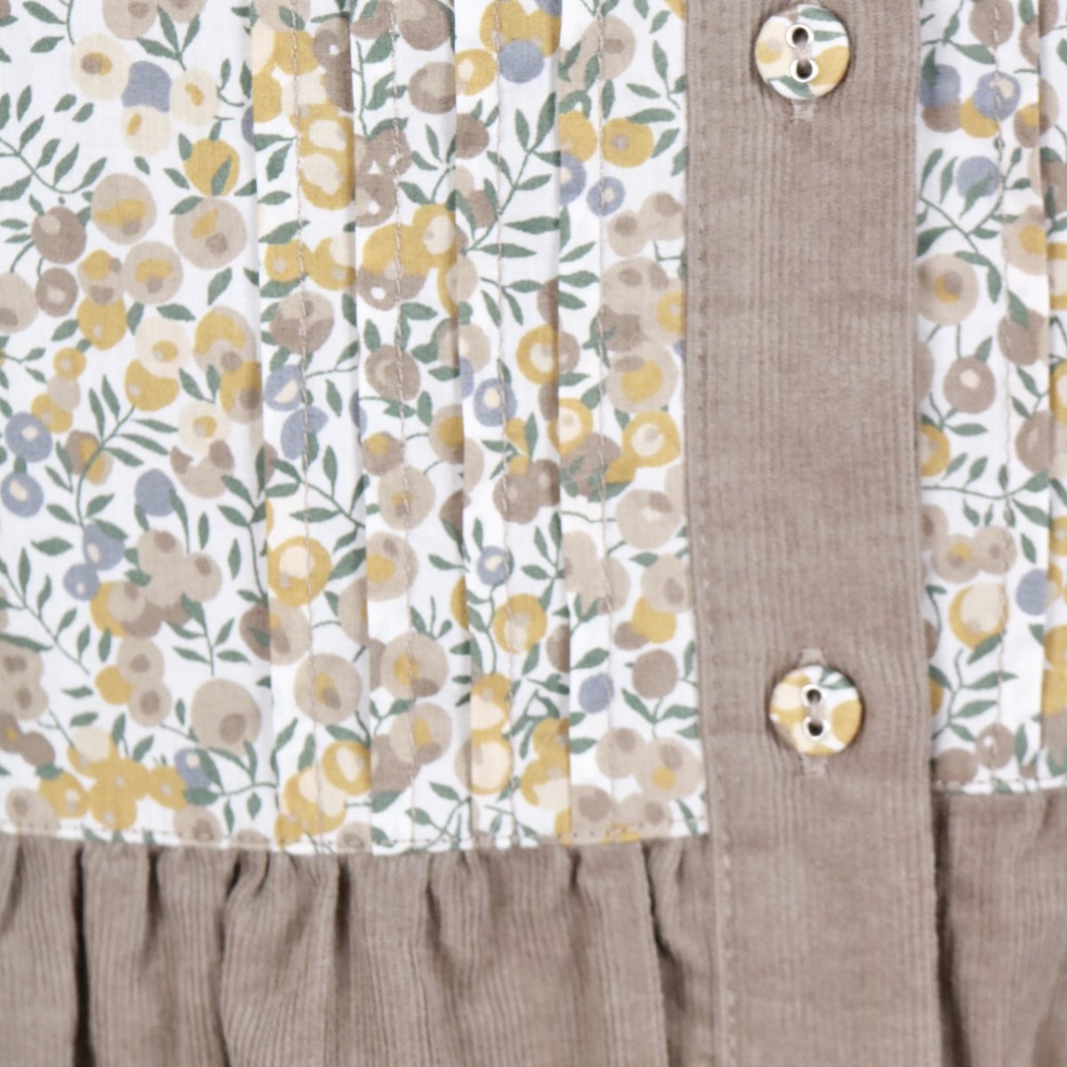 画像32: sosotto　細コール×LIBERTY ビブヨーク ワンピース　2色 (32)