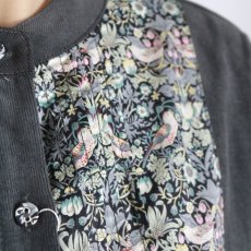 画像12: sosotto　細コール×LIBERTY ビブヨーク ワンピース　2色 (12)