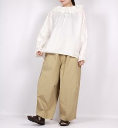 画像14: Gauze# ANTIQUE LACE FRILL 2WAY BLOUSE 2色 (14)