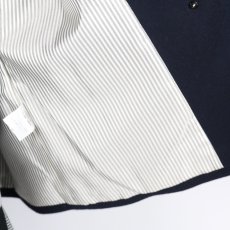 画像22: Vent d'ouest ロイヤルジーロンウールメルトンノーカラージャケット 2色 (22)