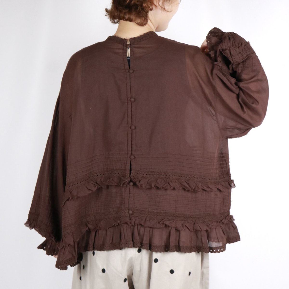 画像25: tumugu: カディコットン2Wayプルオーバー 3色 (25)