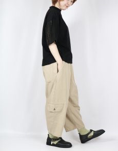 画像18: nachukara ナチュラル天竺袖コンビTシャツ　2色 (18)