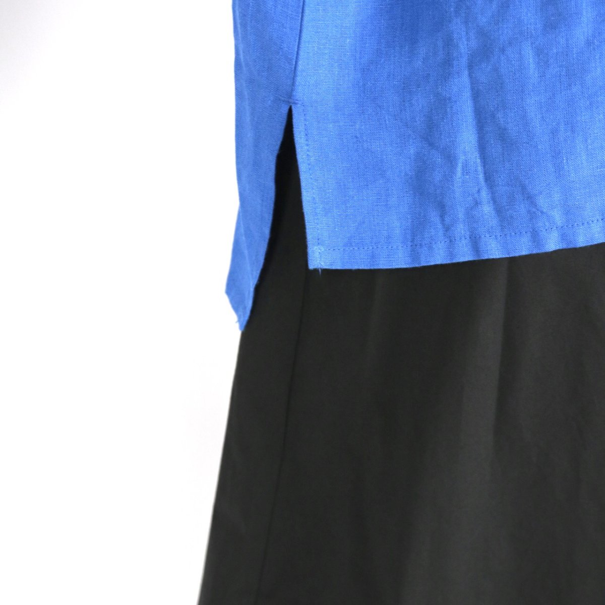 画像14: blue willow リネンボタンシャツ　2色 (14)