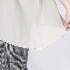 画像12: SOIL SUPER FINE VOILE WITH SELVEGE FRILL COLLAR FRENCH/SL SHIRT (12)
