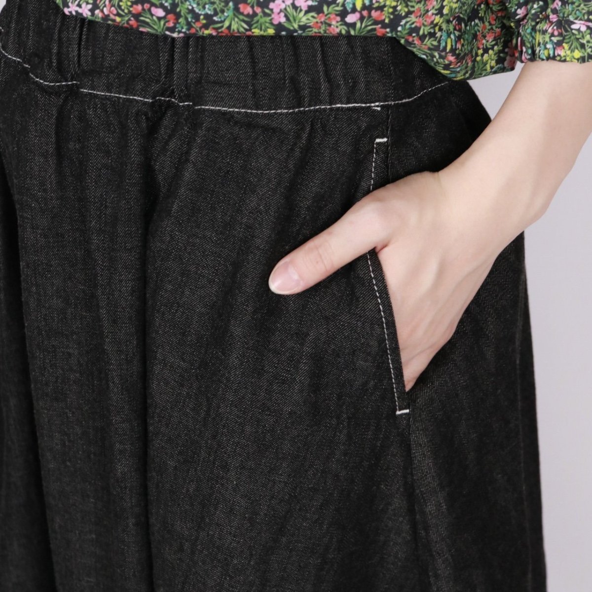 画像20: NARU 8オンスムラデニムエッグスカート 4色 (20)