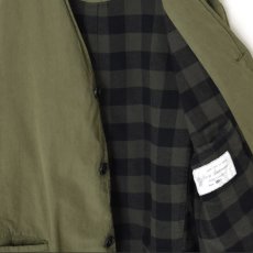 画像45:  Vas-y Lentement 40s ORGANIC POPLIN (OVERDYE) SIDE VENTS V-NECK JACKET 2色2サイズ (45)