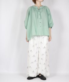 画像17: LUEUF FRILL NECK SHIRT 3色 (17)