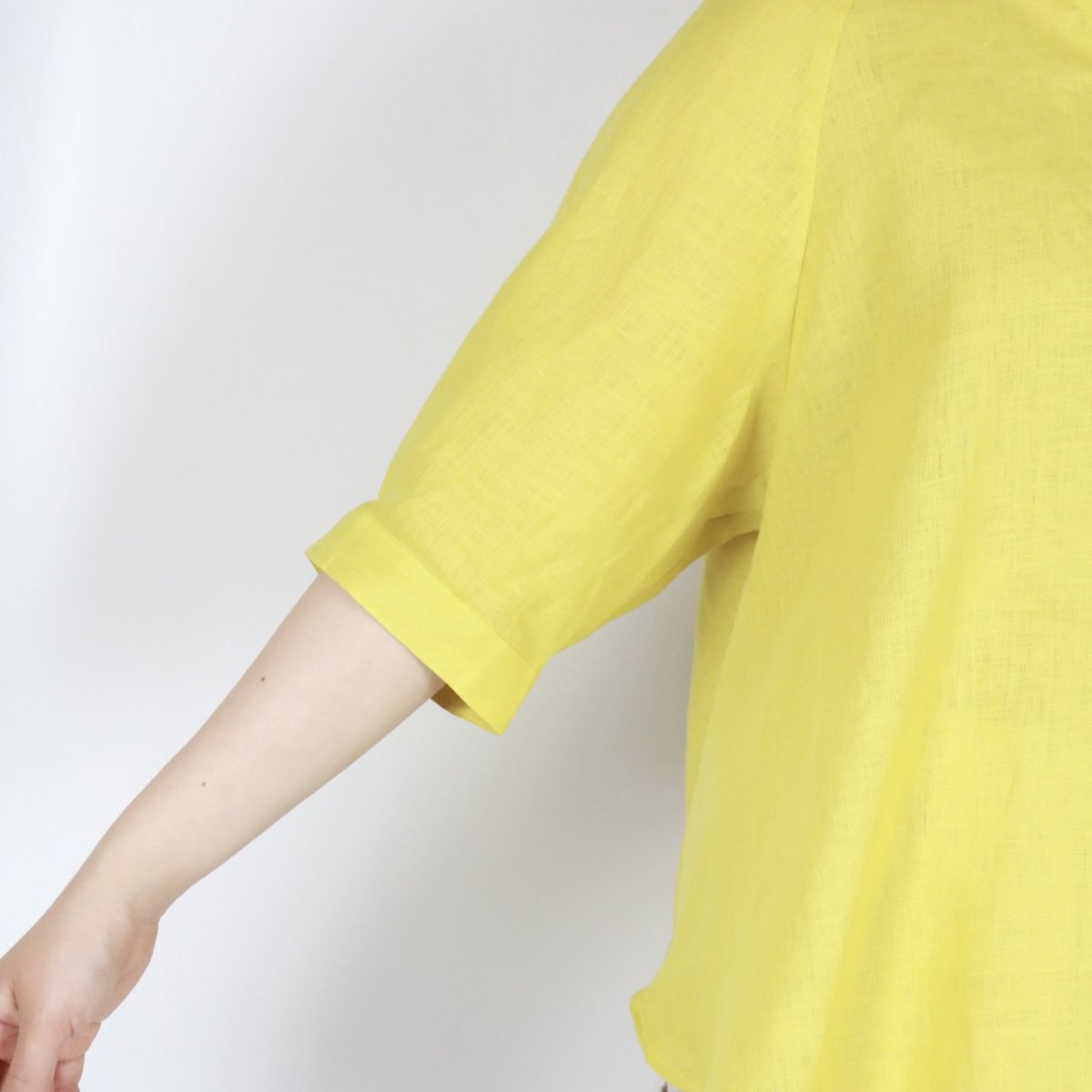 画像8: nachukara リネンポプリン スキッパーブラウス 3色 (8)