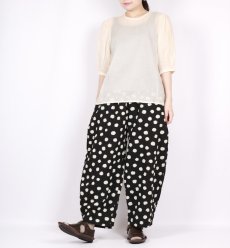 画像16: Gauze＃GATHER SLEEVE MODERNIST BLOUSE 3色 (16)