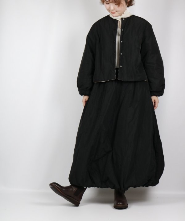 クラネ　黒　ランタンスリーブ　ジャケット CLANE（クラネ）の「【CLANE/クラネ】LANTERN SLEEVE JACKET